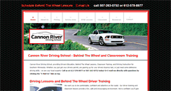 Desktop Screenshot of cannonriverdrivingschool.com